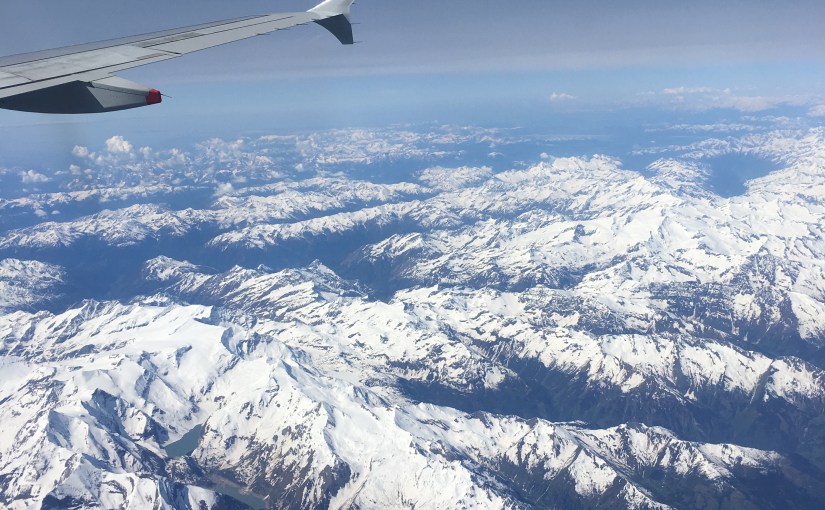 Ali on an&nbsp;airplane